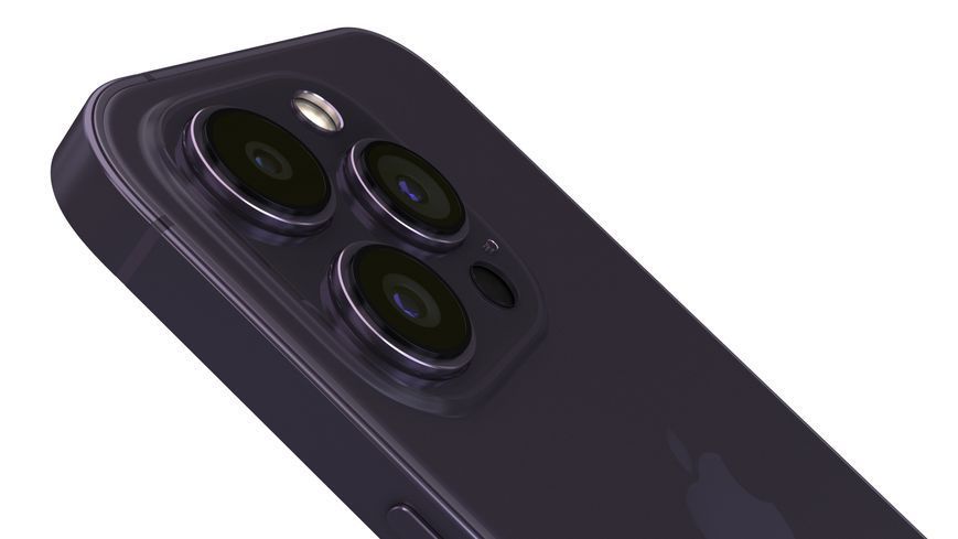 Apple iPhone 14 Pro 128GB eSIM Deep Purple (MQ0E3) фото