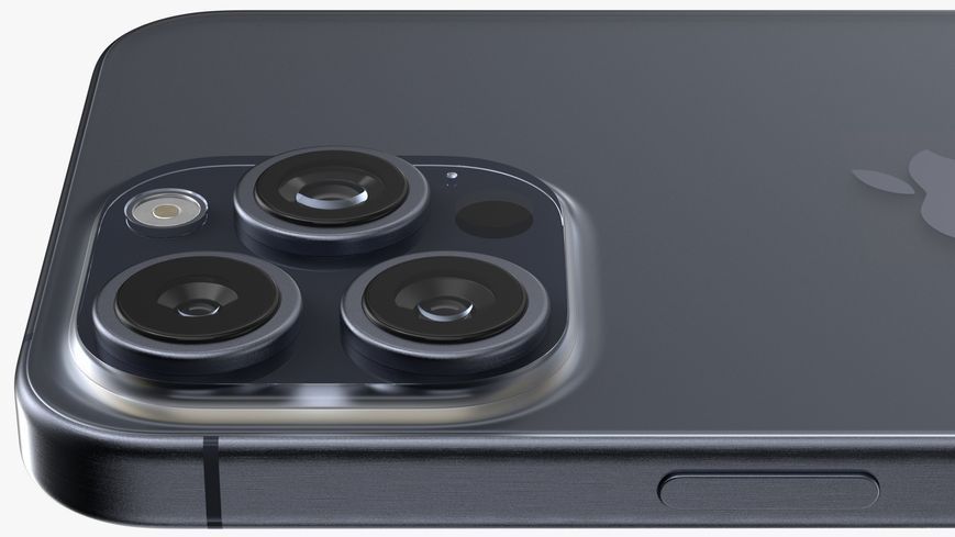 Apple iPhone 15 Pro 256GB Blue Titanium (MTV63) фото