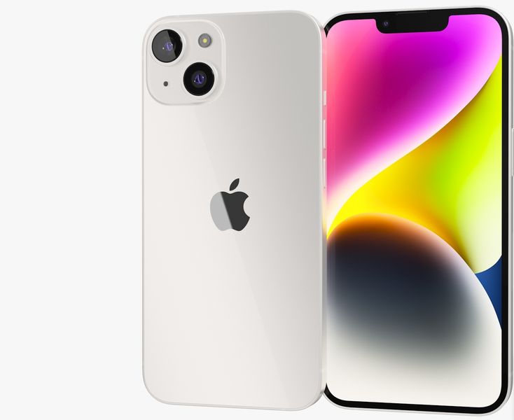 Apple iPhone 14 256GB Starlight (MPW43) фото
