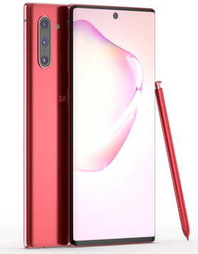 SAMSUNG GALAXY NOTE 10+ 12/256 RED 1 SIM (SM-N976N)  фото
