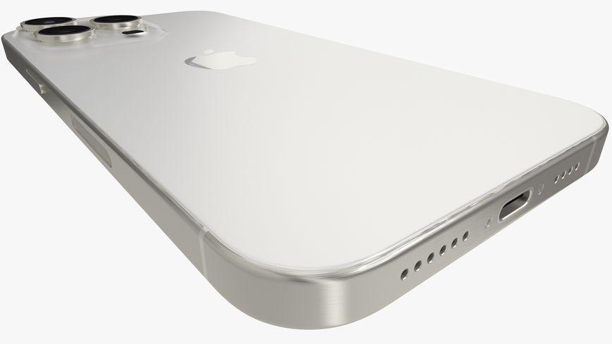 Apple iPhone 15 Pro Max 1TB White Titanium (MU7H3) фото