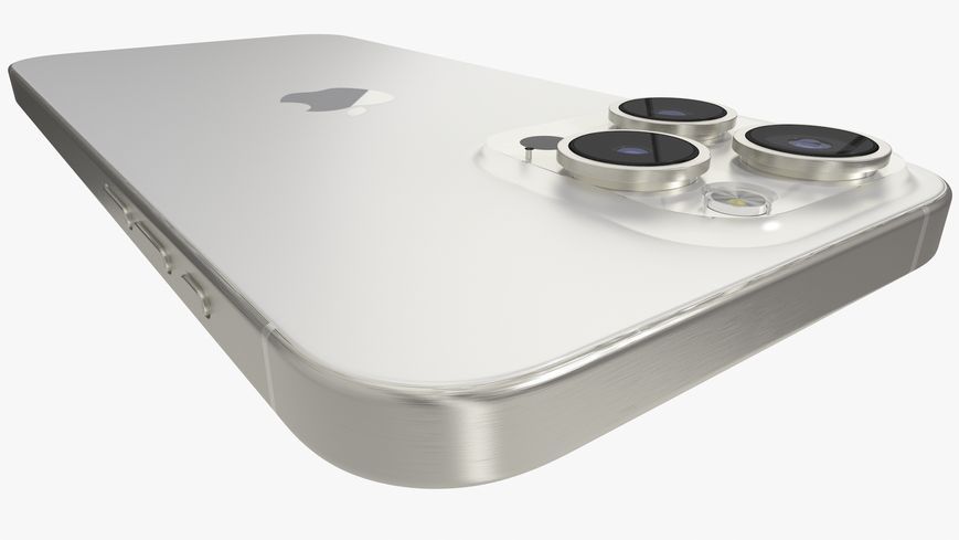Apple iPhone 15 Pro Max 1TB White Titanium (MU7H3) фото